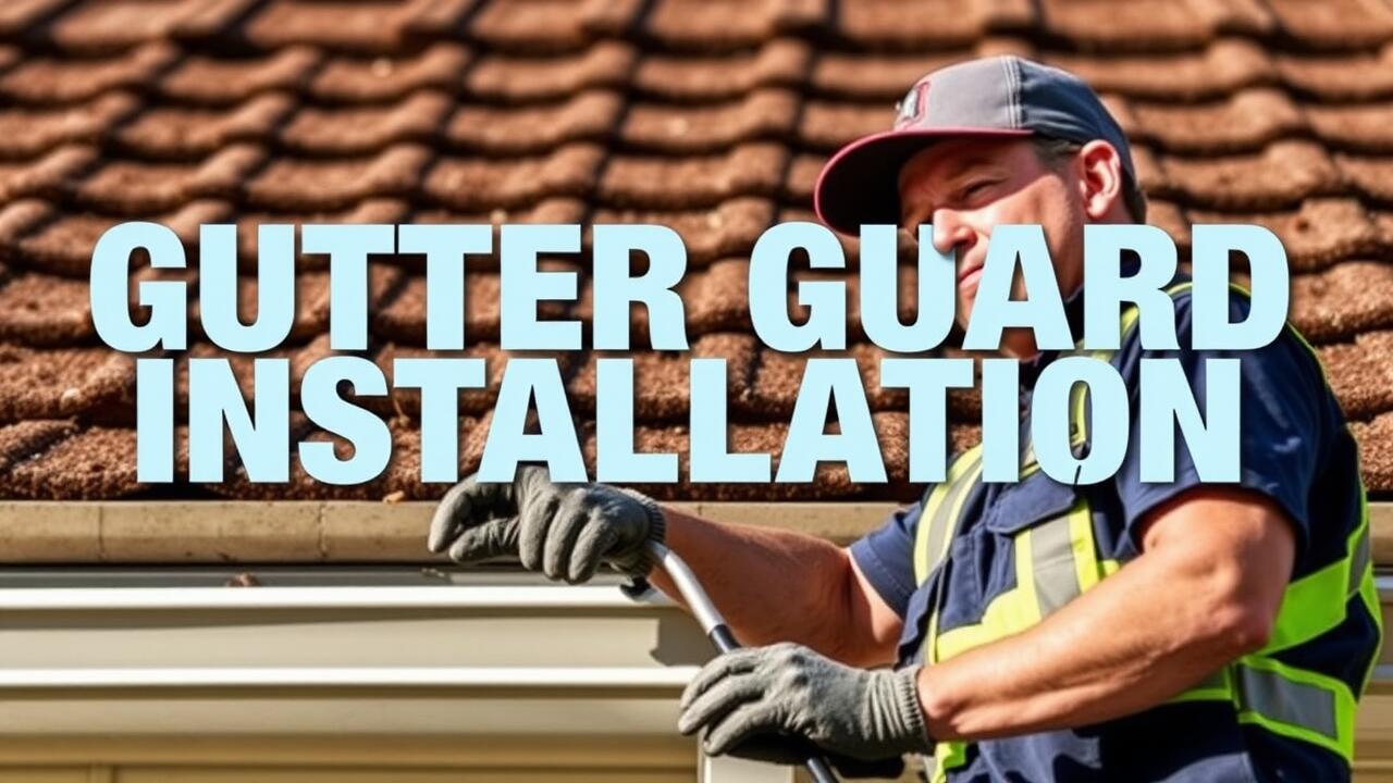 Gutter Guard Installation