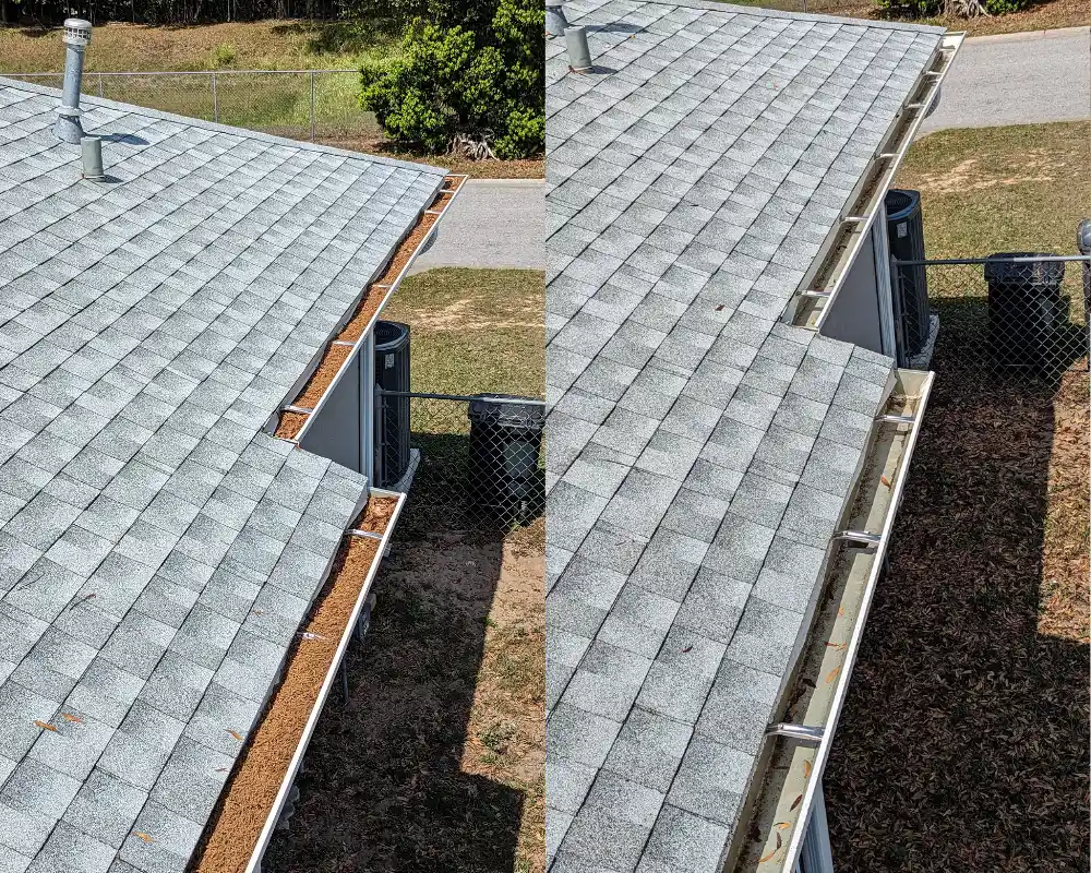 How often should gutters be cleaned?